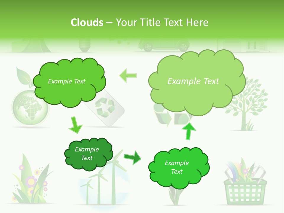Sparse Element Recycle PowerPoint Template