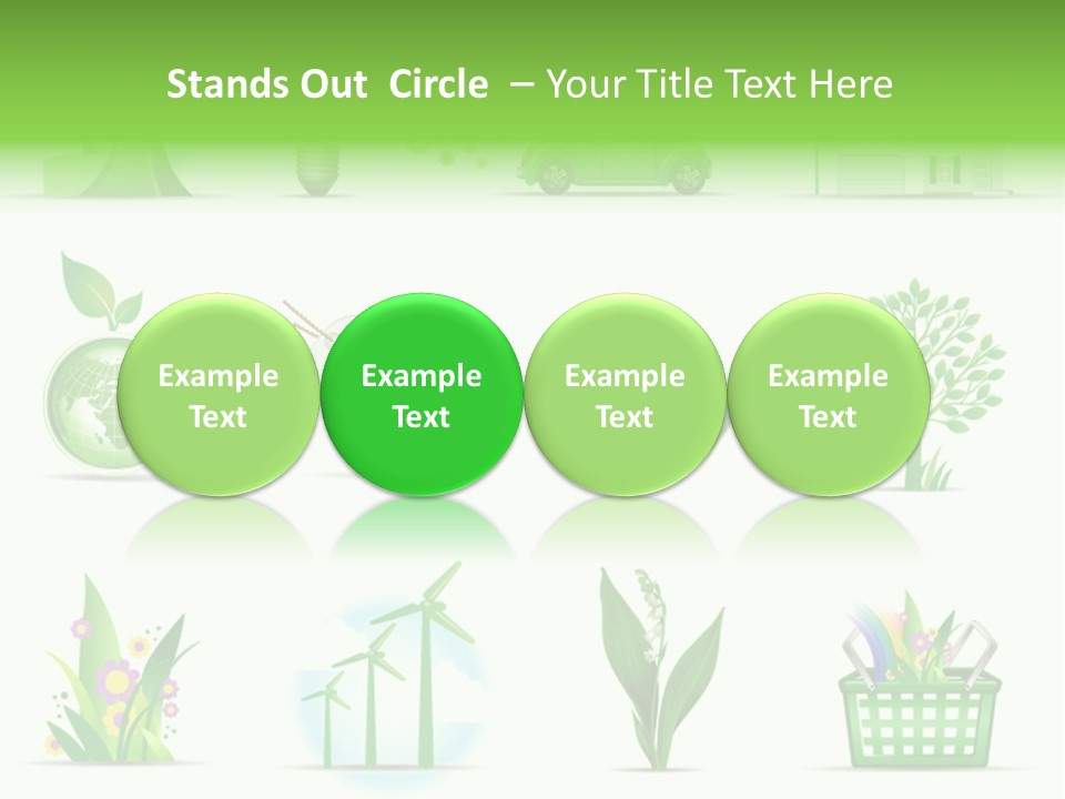 Sparse Element Recycle PowerPoint Template