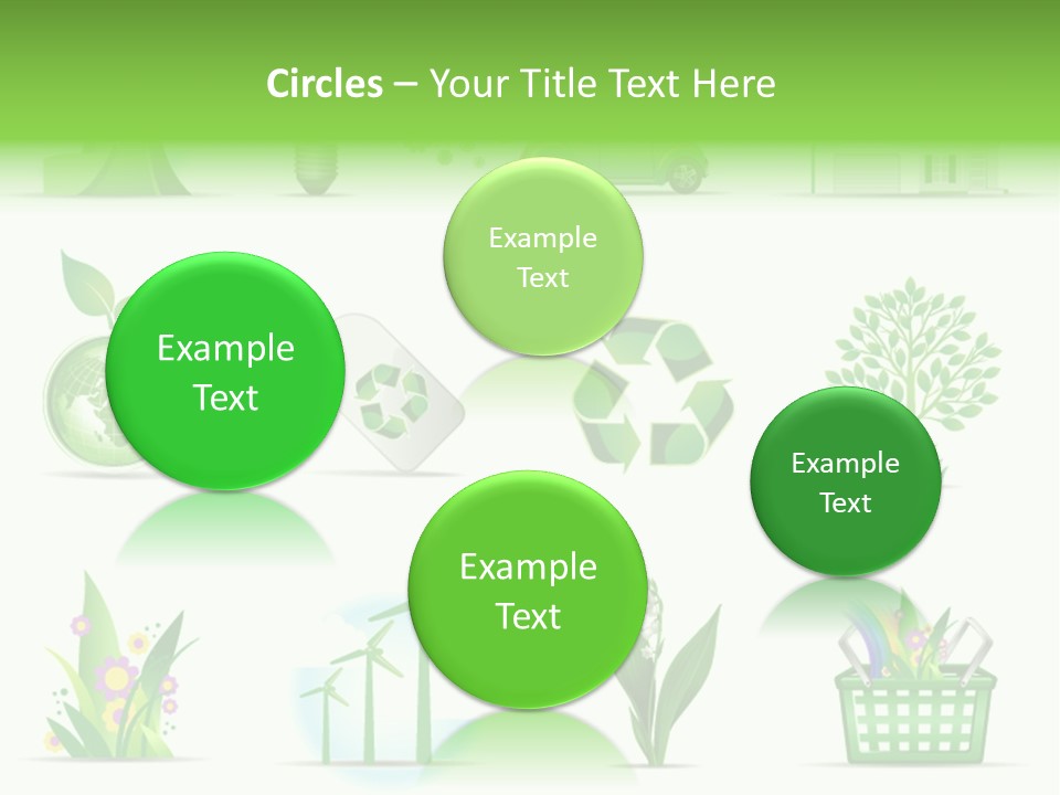 Sparse Element Recycle PowerPoint Template