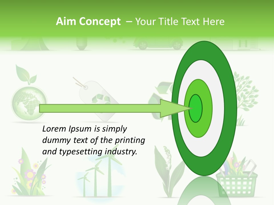 Sparse Element Recycle PowerPoint Template