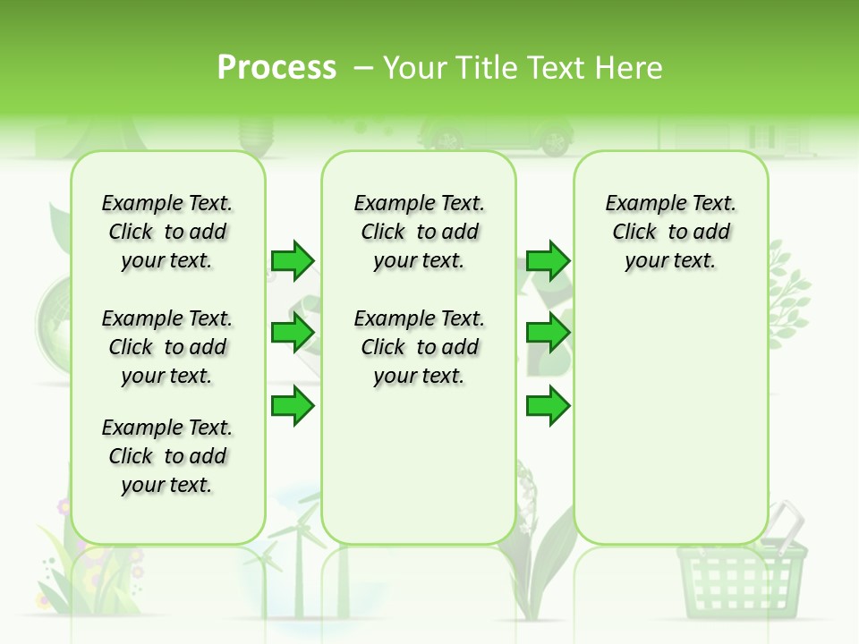 Sparse Element Recycle PowerPoint Template