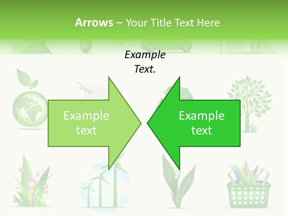 Sparse Element Recycle PowerPoint Template