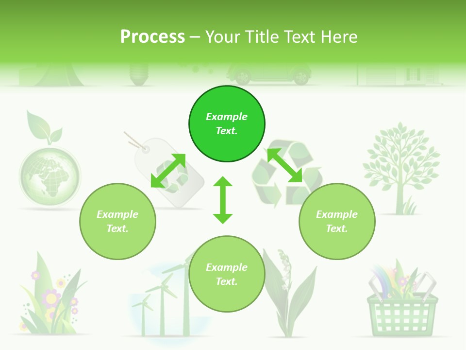 Sparse Element Recycle PowerPoint Template