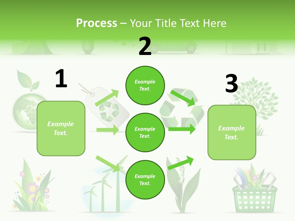 Sparse Element Recycle PowerPoint Template