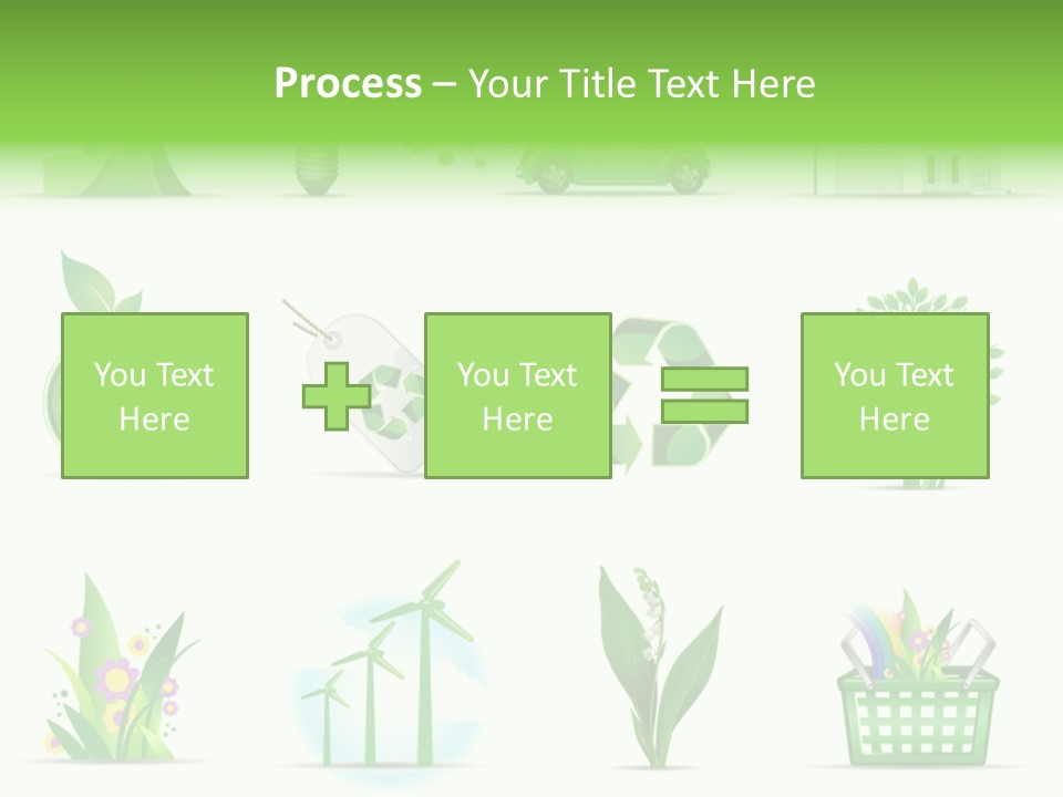 Sparse Element Recycle PowerPoint Template