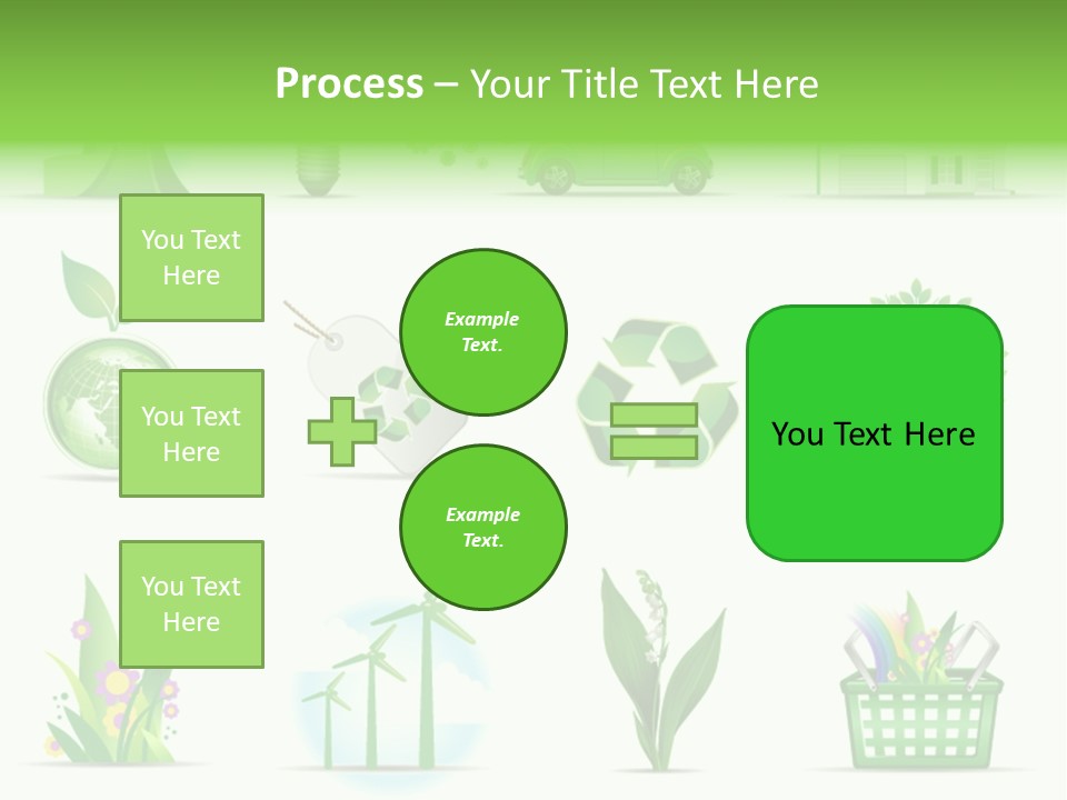 Sparse Element Recycle PowerPoint Template