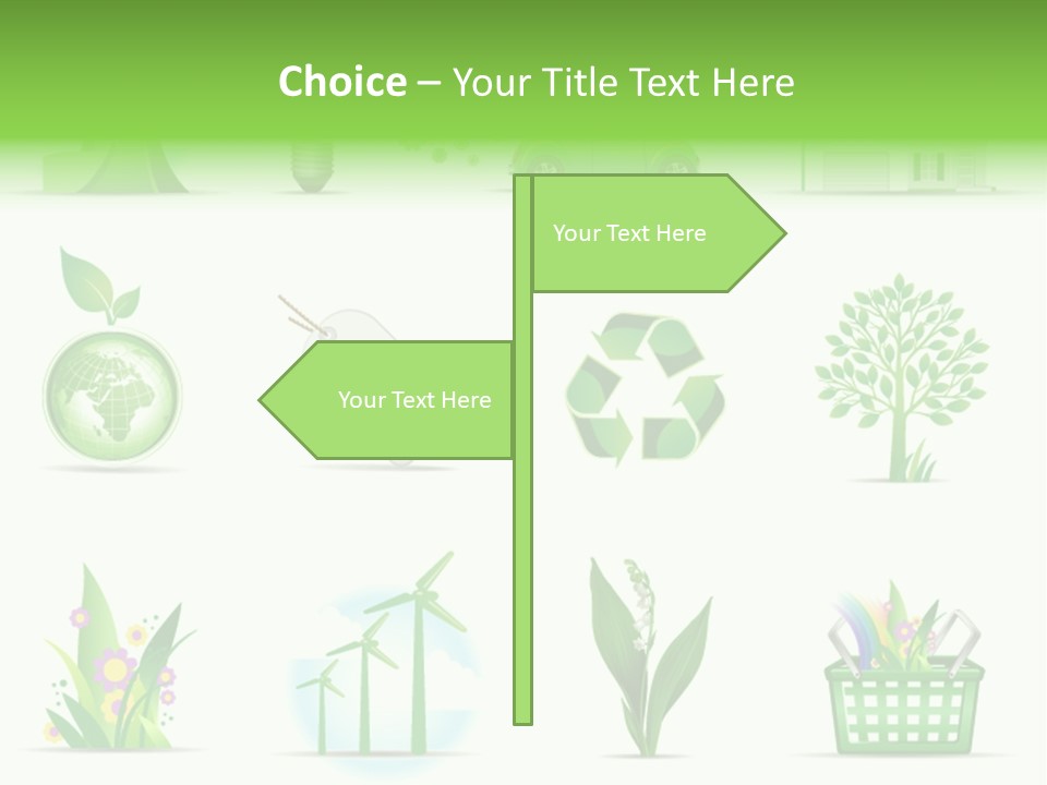 Sparse Element Recycle PowerPoint Template