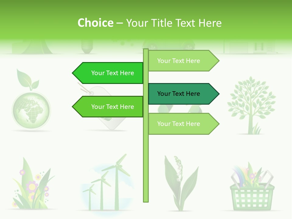 Sparse Element Recycle PowerPoint Template