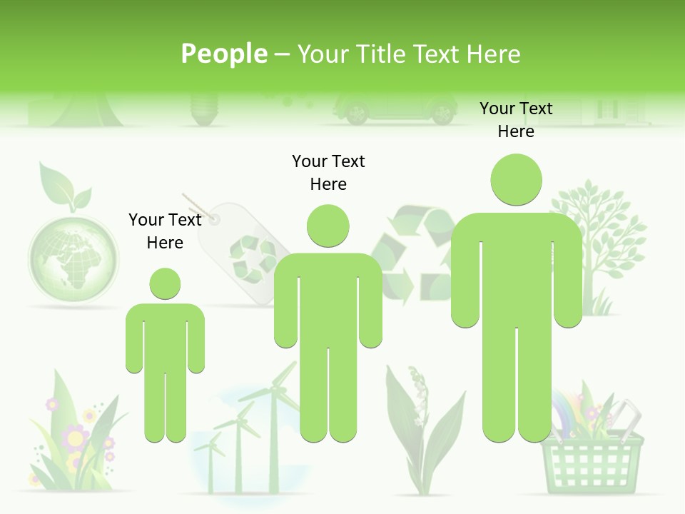 Sparse Element Recycle PowerPoint Template