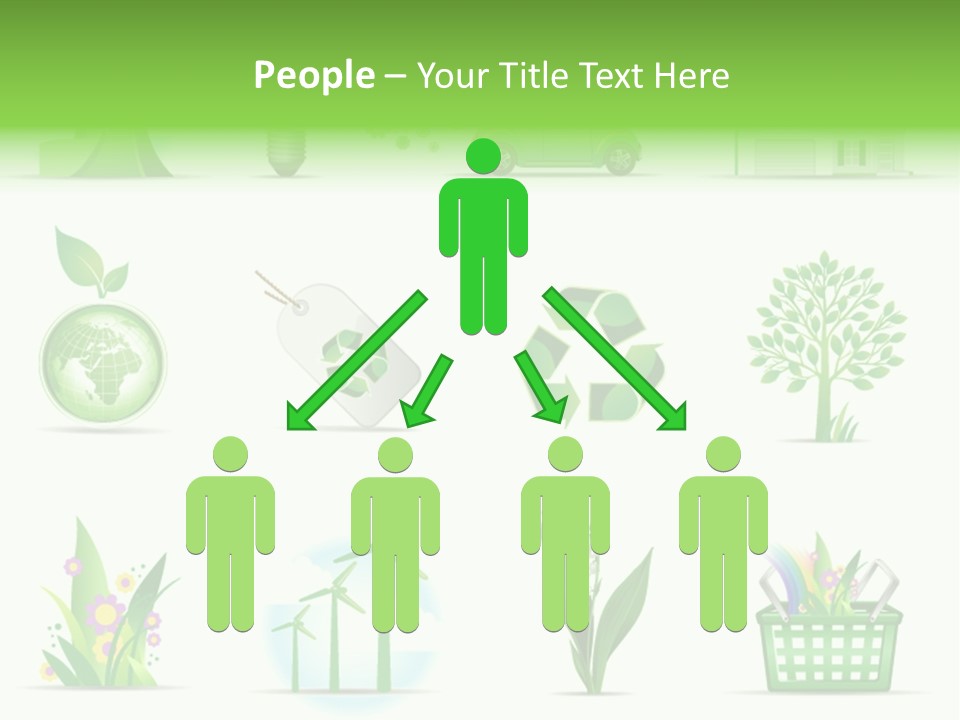 Sparse Element Recycle PowerPoint Template