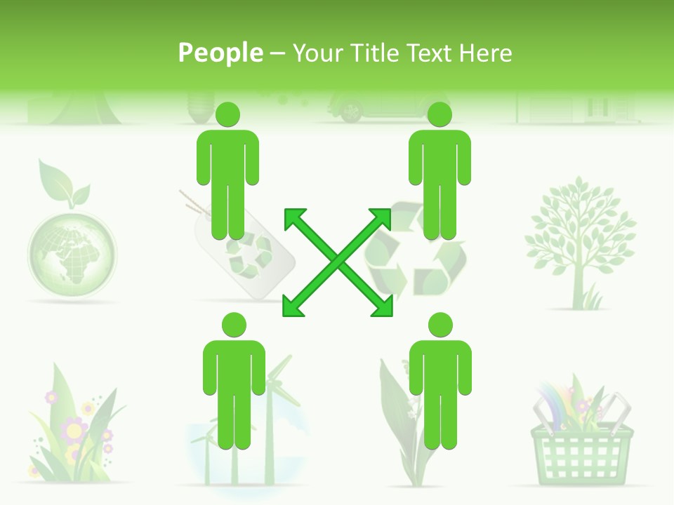 Sparse Element Recycle PowerPoint Template