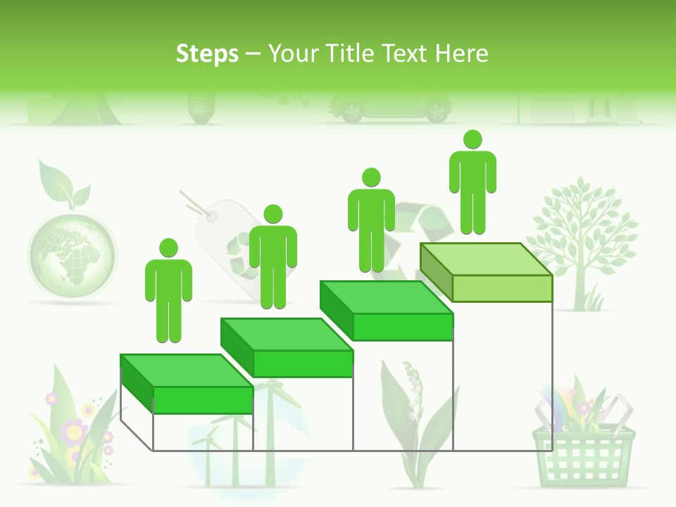 Sparse Element Recycle PowerPoint Template