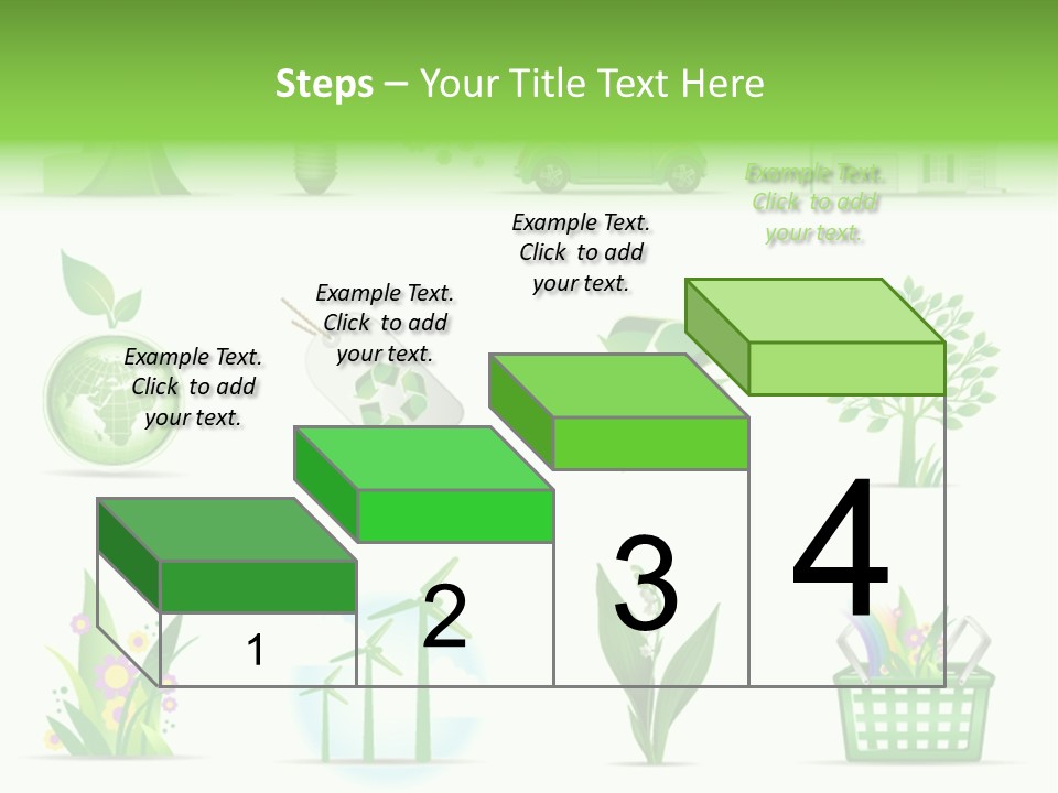 Sparse Element Recycle PowerPoint Template
