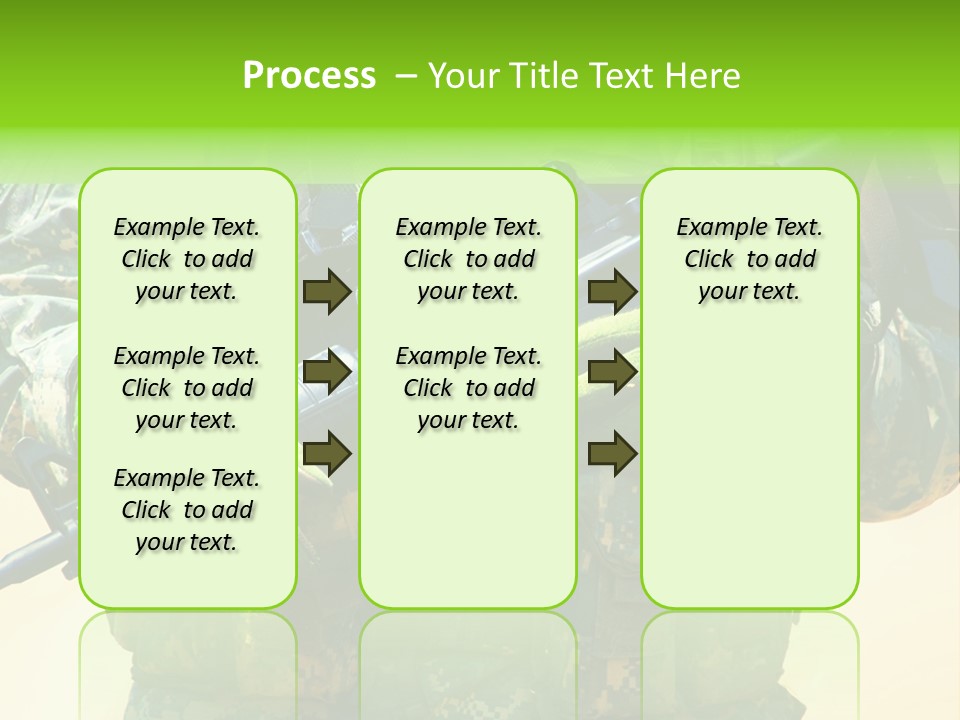 Holding American Marines PowerPoint Template