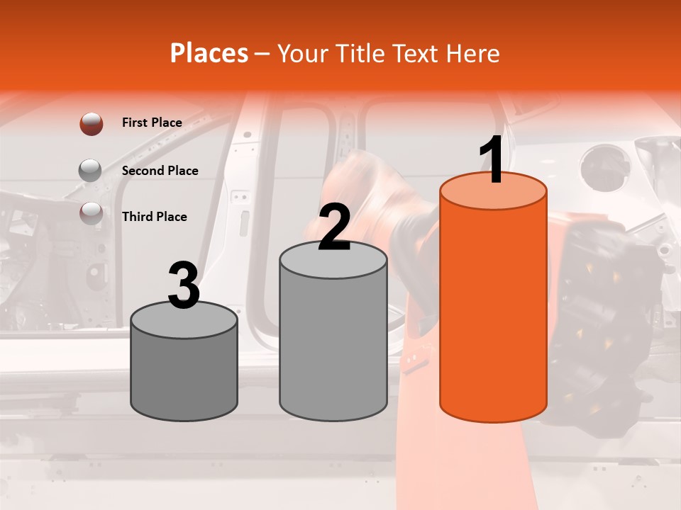 Digital Manufacture Work PowerPoint Template
