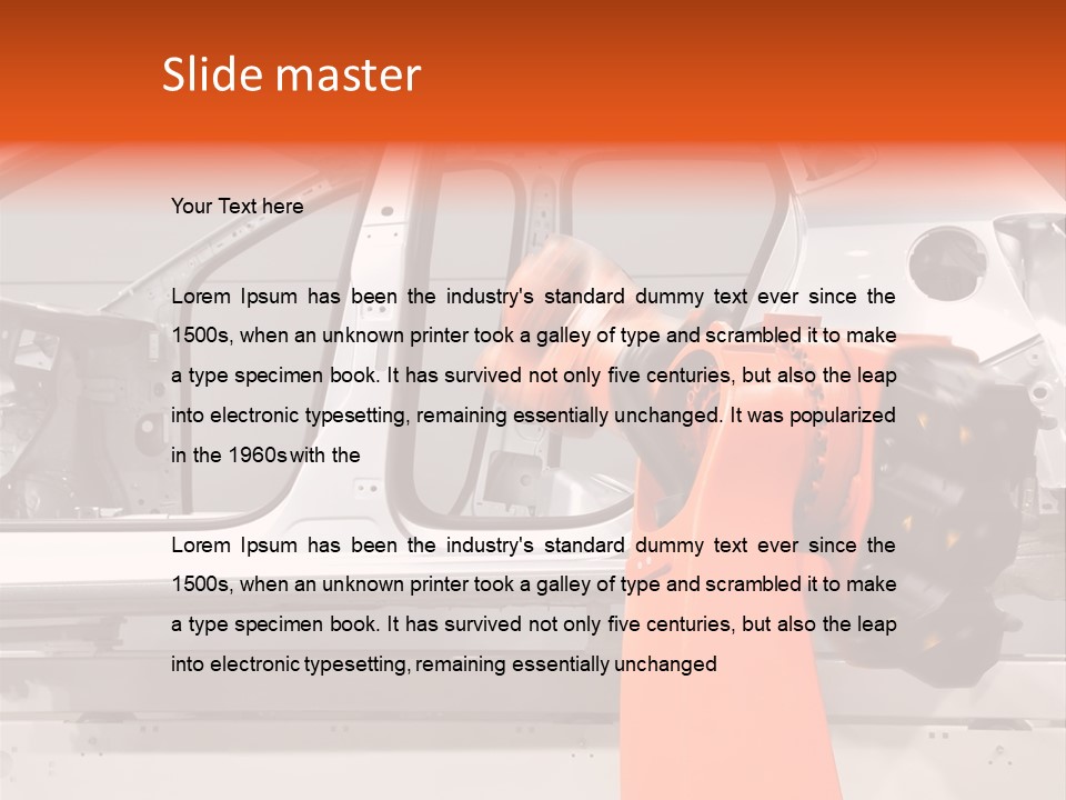 Digital Manufacture Work PowerPoint Template