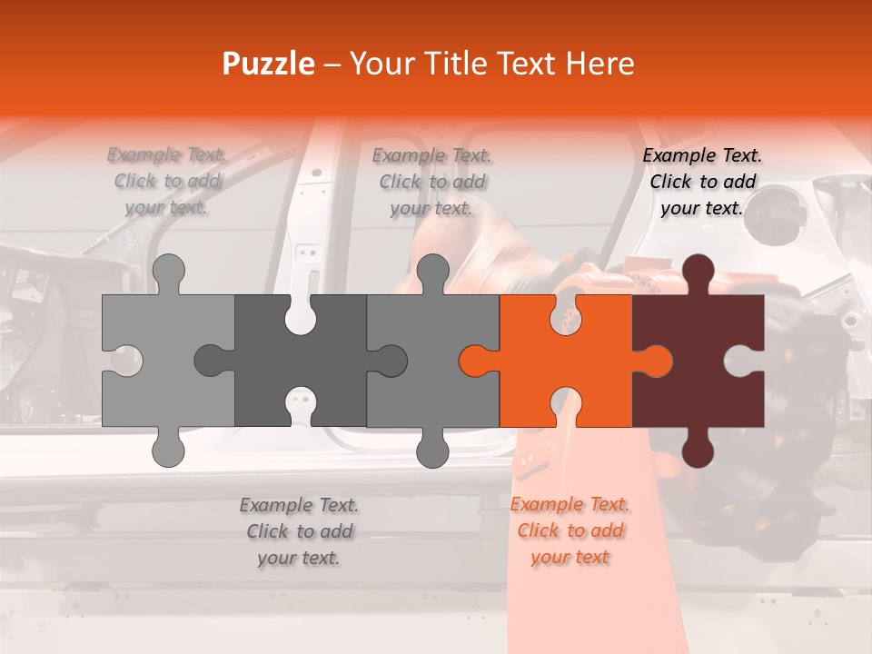 Digital Manufacture Work PowerPoint Template