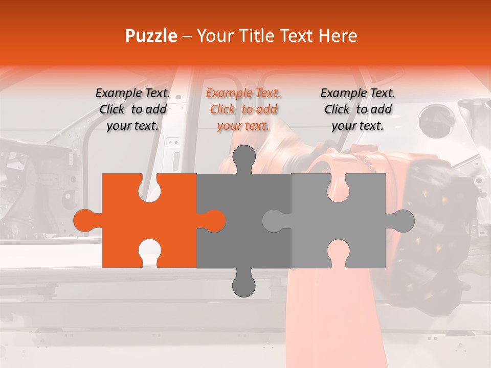 Digital Manufacture Work PowerPoint Template