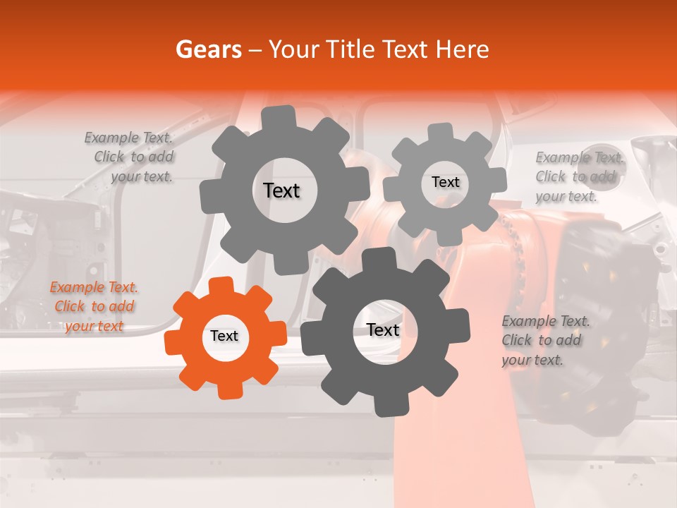 Digital Manufacture Work PowerPoint Template