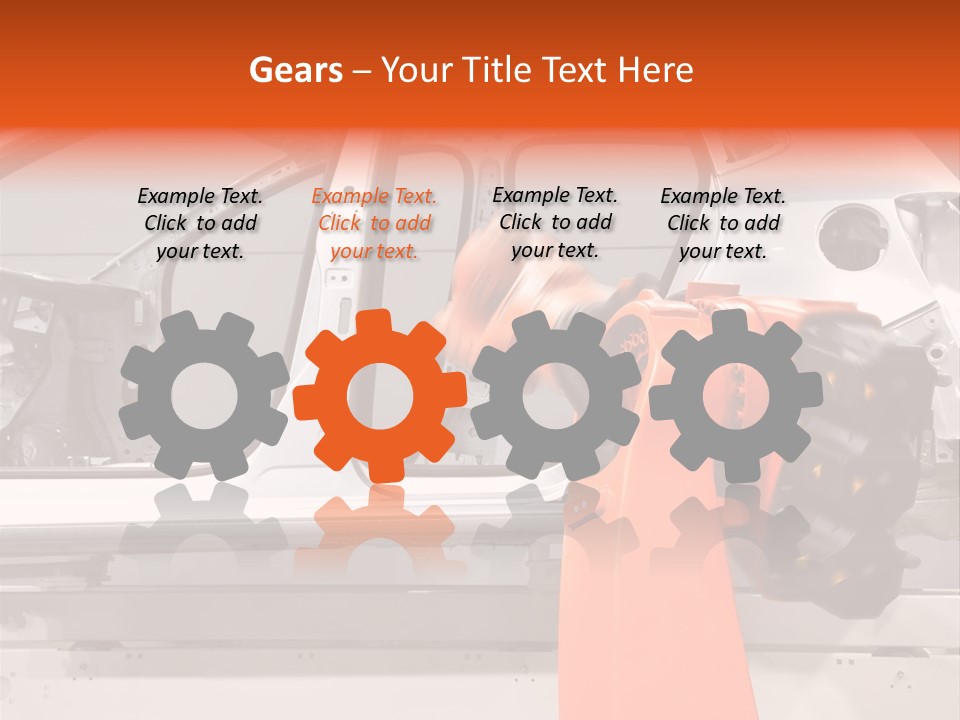 Digital Manufacture Work PowerPoint Template