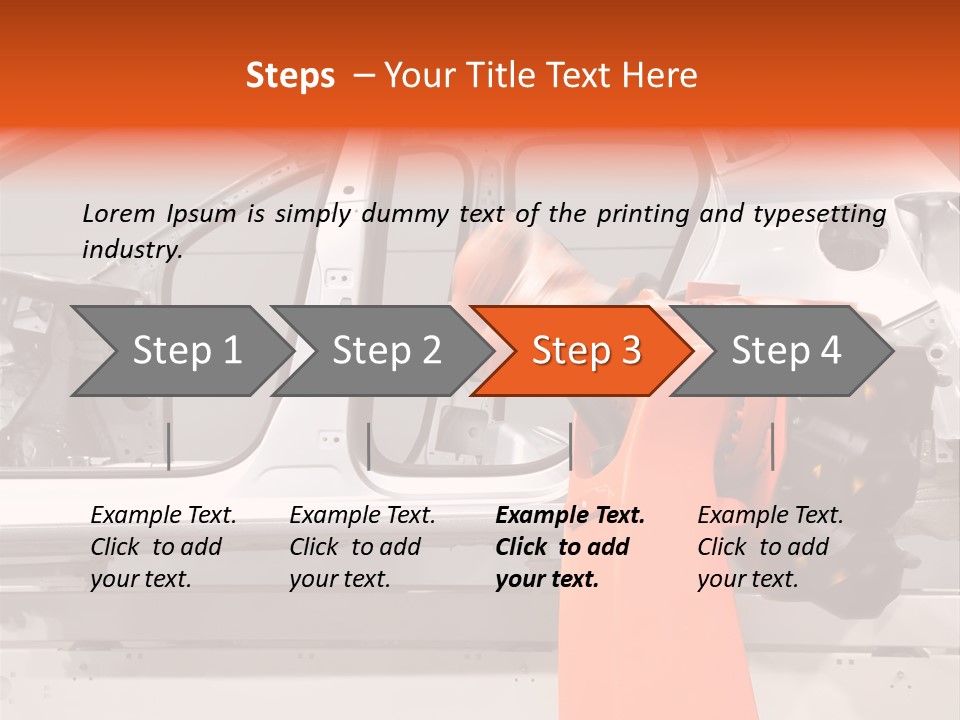 Digital Manufacture Work PowerPoint Template