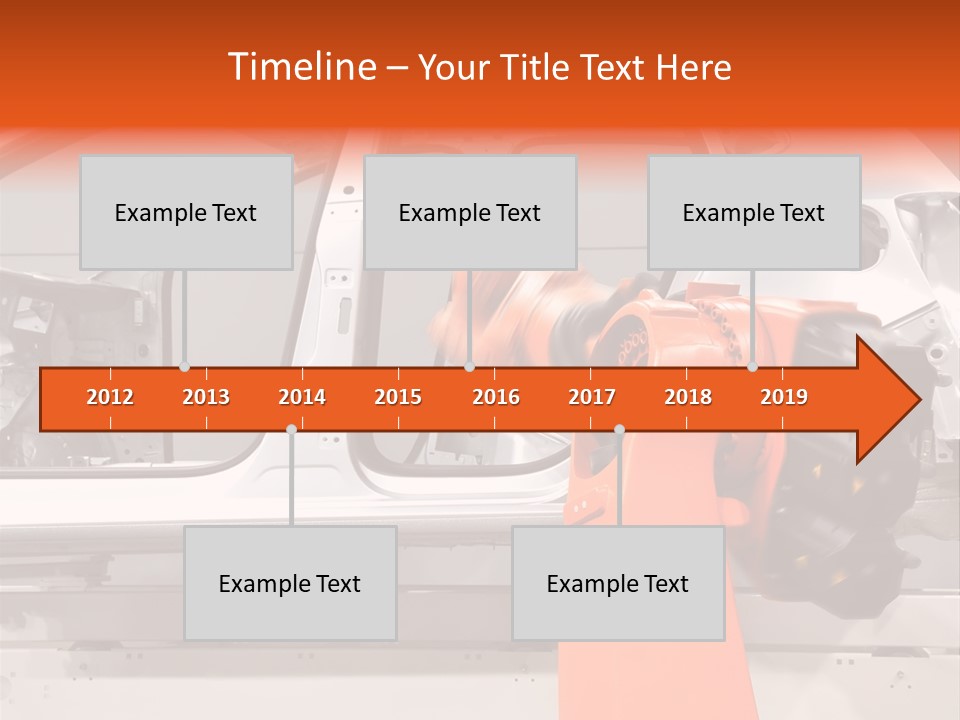 Digital Manufacture Work PowerPoint Template