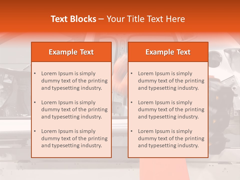 Digital Manufacture Work PowerPoint Template
