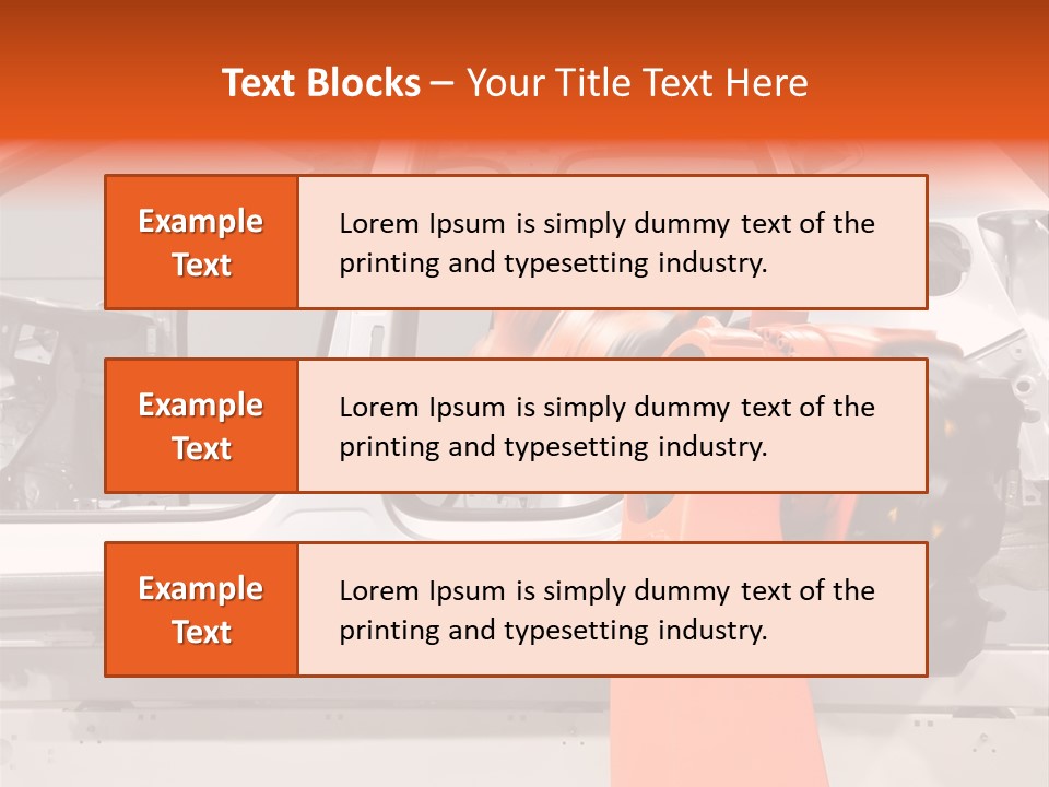 Digital Manufacture Work PowerPoint Template