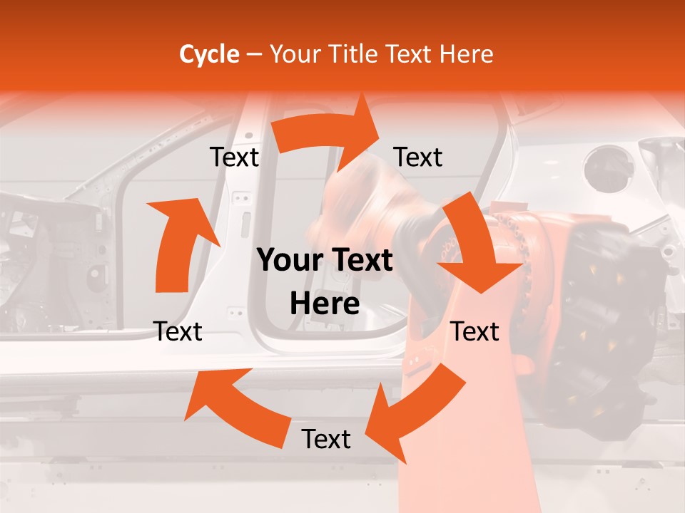 Digital Manufacture Work PowerPoint Template