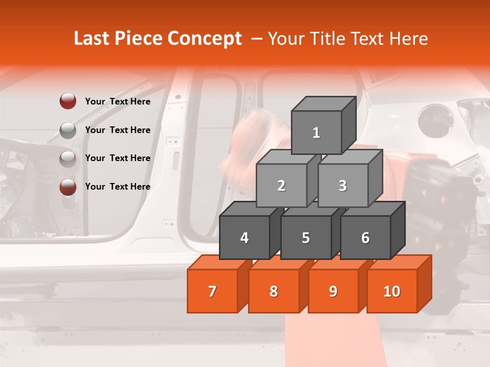 Digital Manufacture Work PowerPoint Template