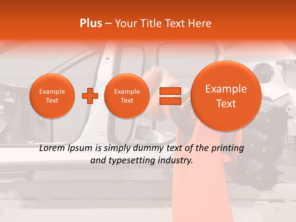 Digital Manufacture Work PowerPoint Template