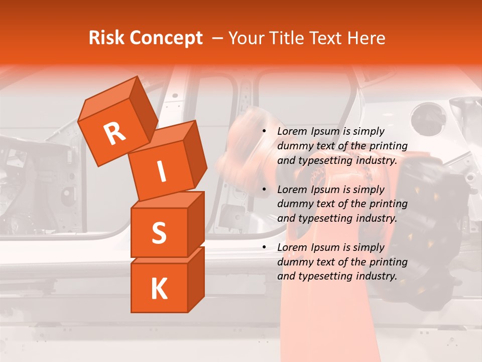 Digital Manufacture Work PowerPoint Template