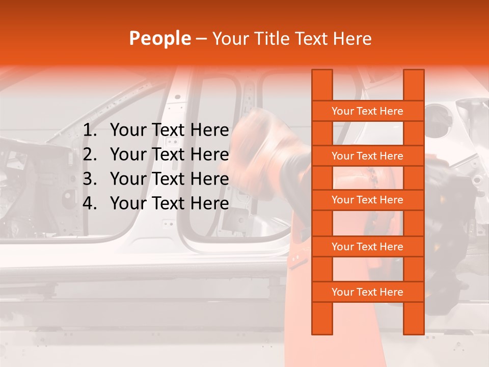 Digital Manufacture Work PowerPoint Template