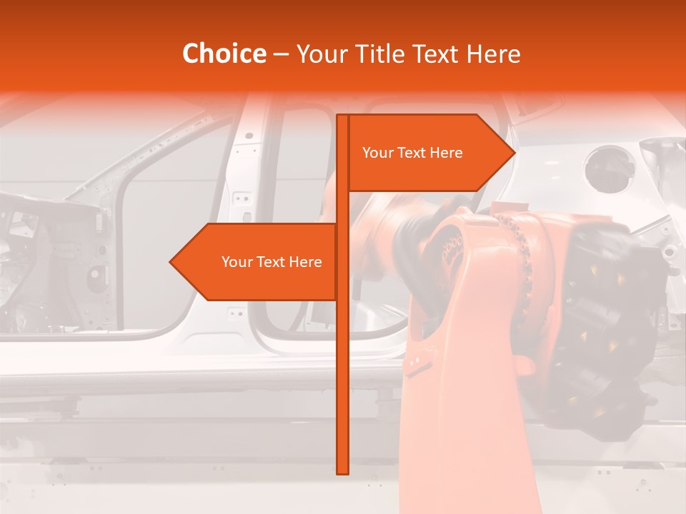 Digital Manufacture Work PowerPoint Template