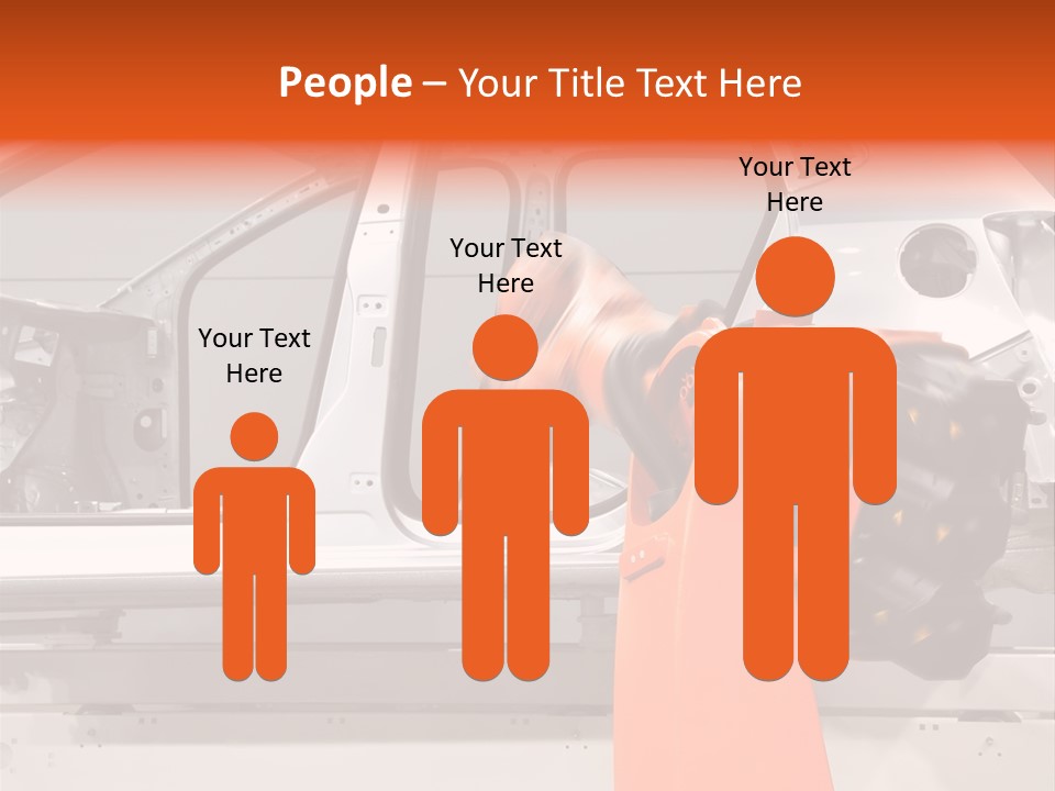 Digital Manufacture Work PowerPoint Template