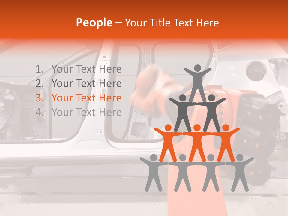 Digital Manufacture Work PowerPoint Template