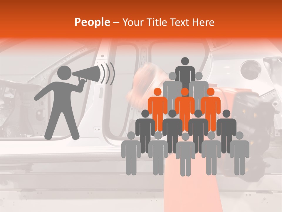 Digital Manufacture Work PowerPoint Template