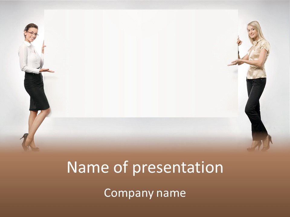 Beautiful Elegant Text PowerPoint Template