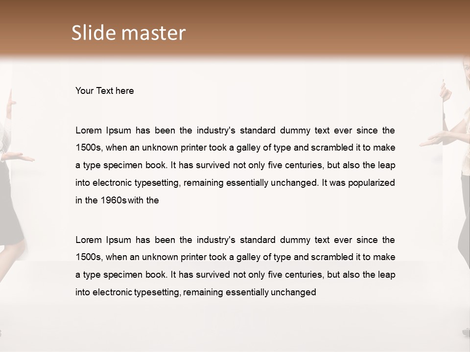 Beautiful Elegant Text PowerPoint Template