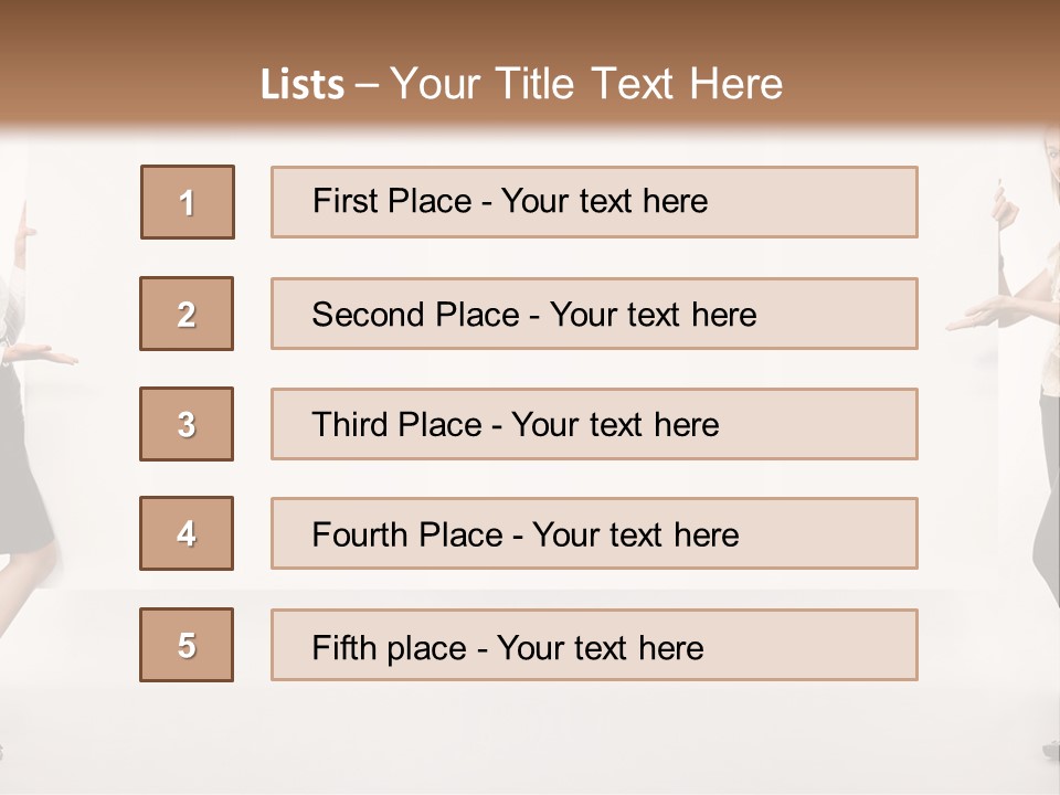 Beautiful Elegant Text PowerPoint Template