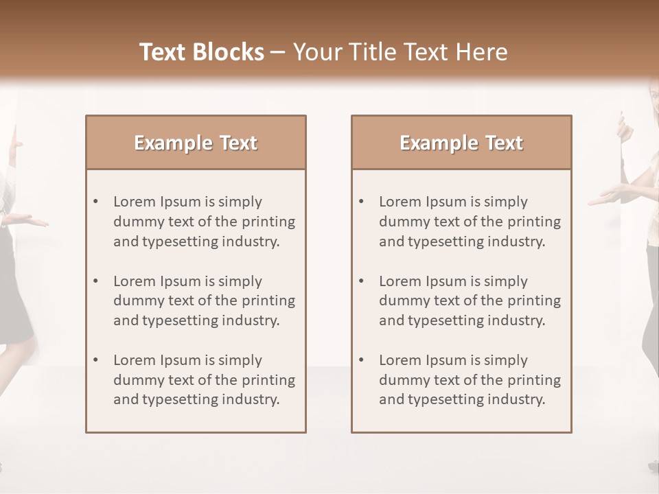 Beautiful Elegant Text PowerPoint Template