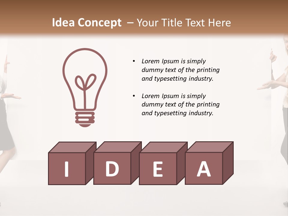 Beautiful Elegant Text PowerPoint Template