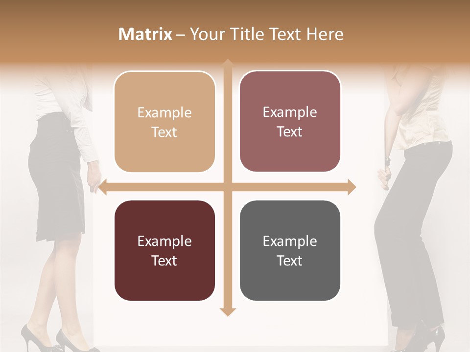 Casual Advertising Person PowerPoint Template