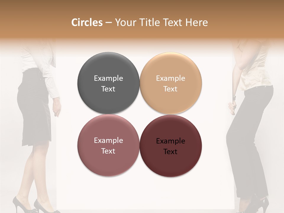 Casual Advertising Person PowerPoint Template