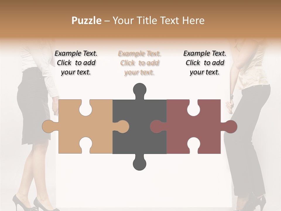 Casual Advertising Person PowerPoint Template