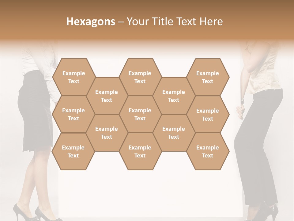 Casual Advertising Person PowerPoint Template