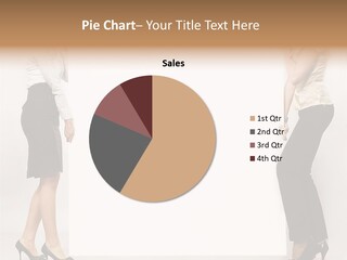 Casual Advertising Person PowerPoint Template