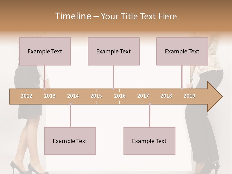 Casual Advertising Person PowerPoint Template