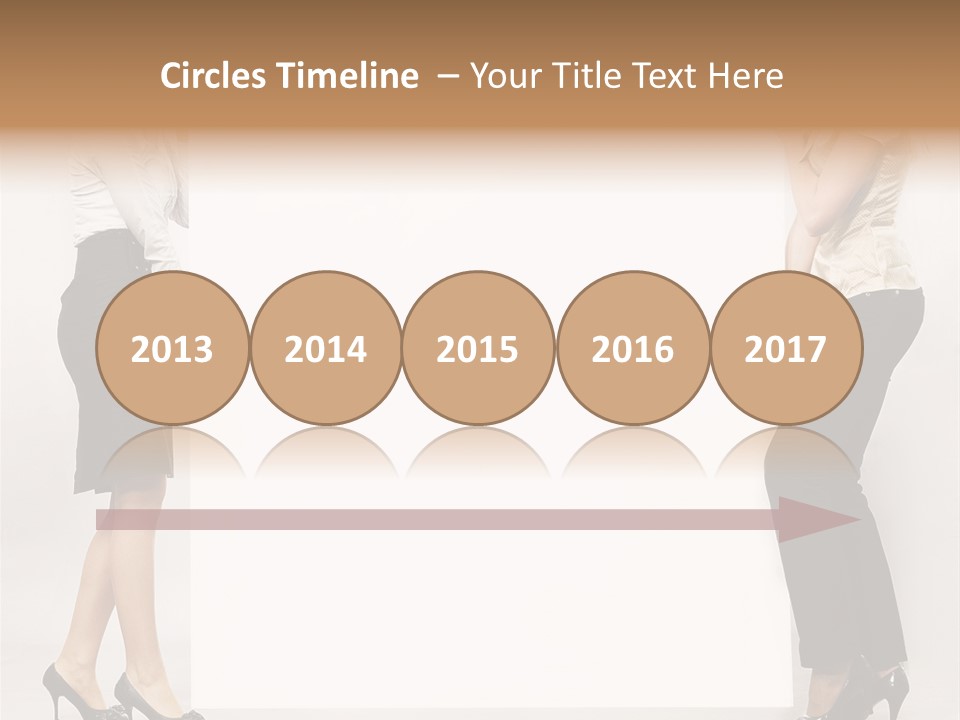 Casual Advertising Person PowerPoint Template