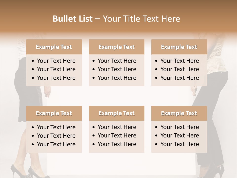 Casual Advertising Person PowerPoint Template